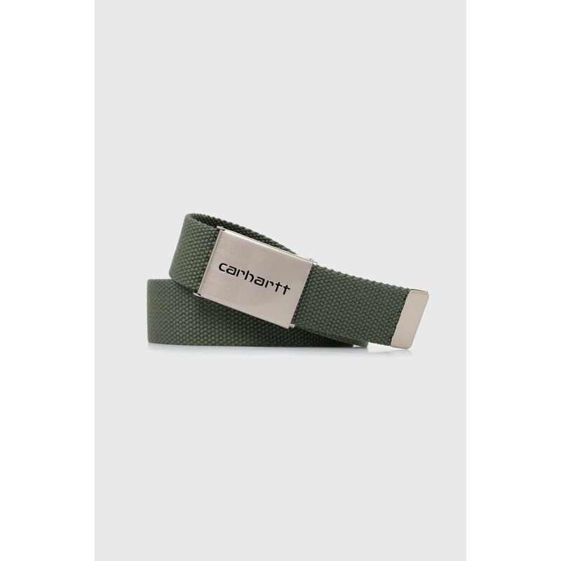 Remen Carhartt WIP Clip Belt Chrome boja: zelena, I019176.1YFXX
