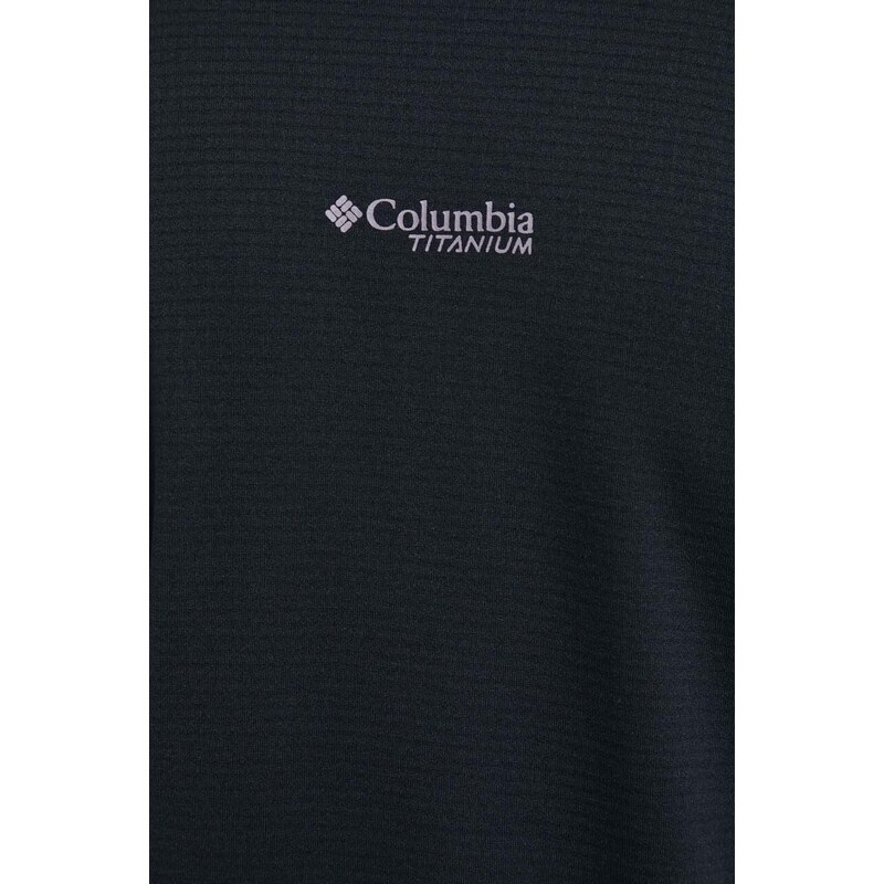 Sportska dukserica Columbia Triple Canyon boja: crna, s aplikacijom