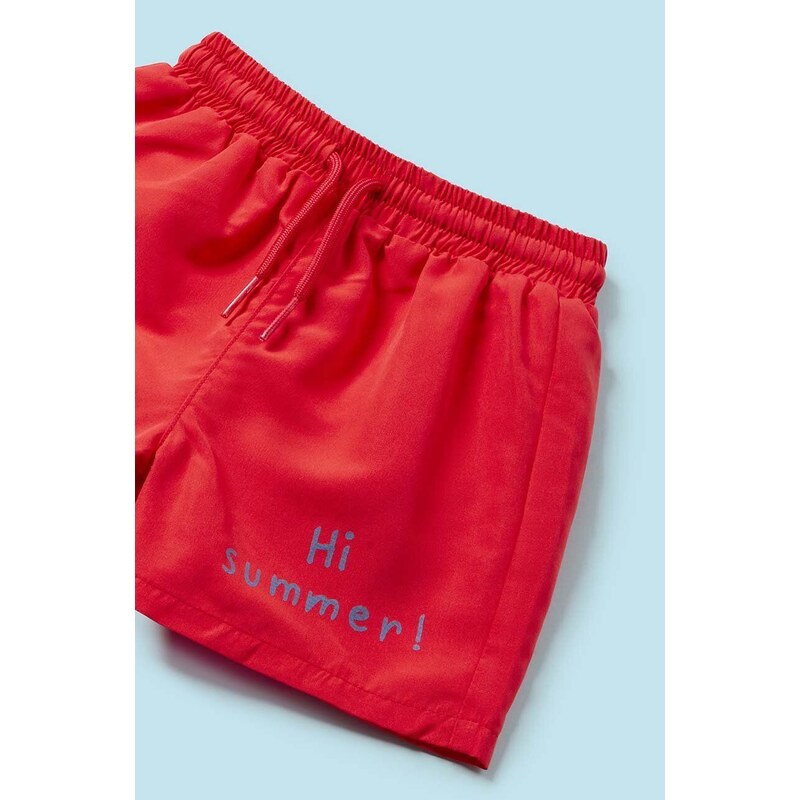 Kratke hlače za kupanje za bebe Mayoral boja: crvena