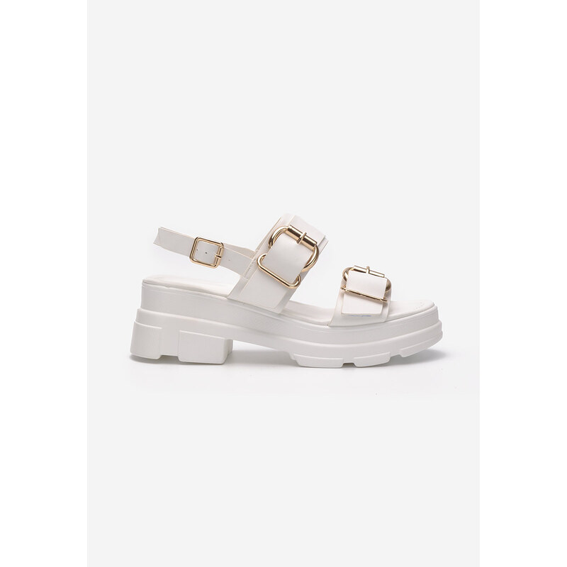 Zapatos Sandale s platformom Moreira bijele