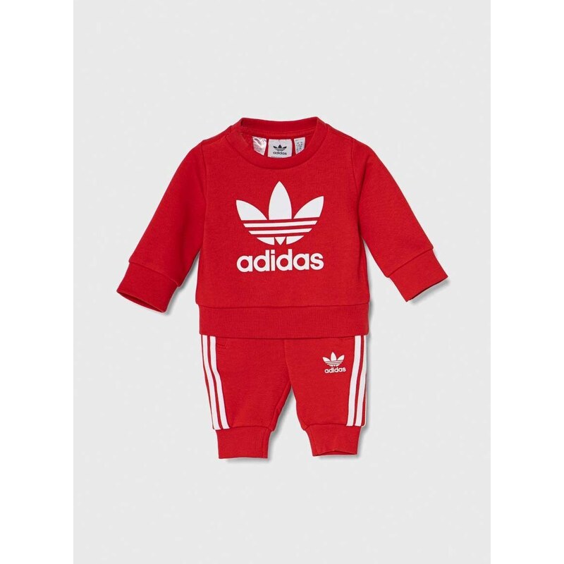 Trenirka za bebe adidas Originals boja: crvena