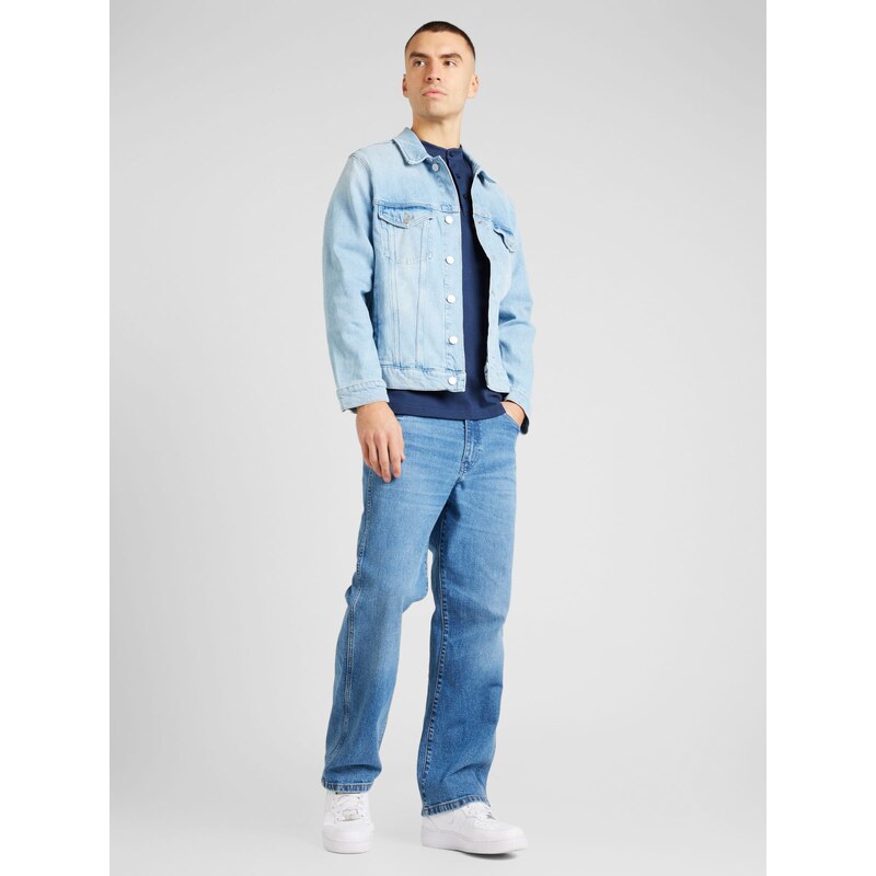 Tommy Jeans Plus Prijelazna jakna 'RYAN' plavi traper / tamno plava / crvena / bijela