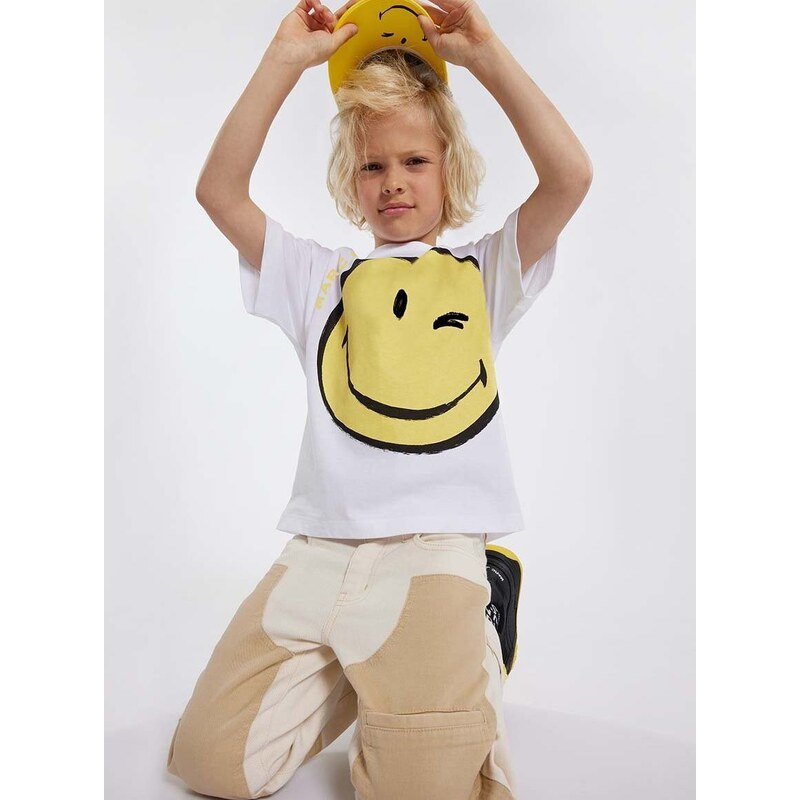 Dječje hlače Marc Jacobs boja: bež, bez uzorka