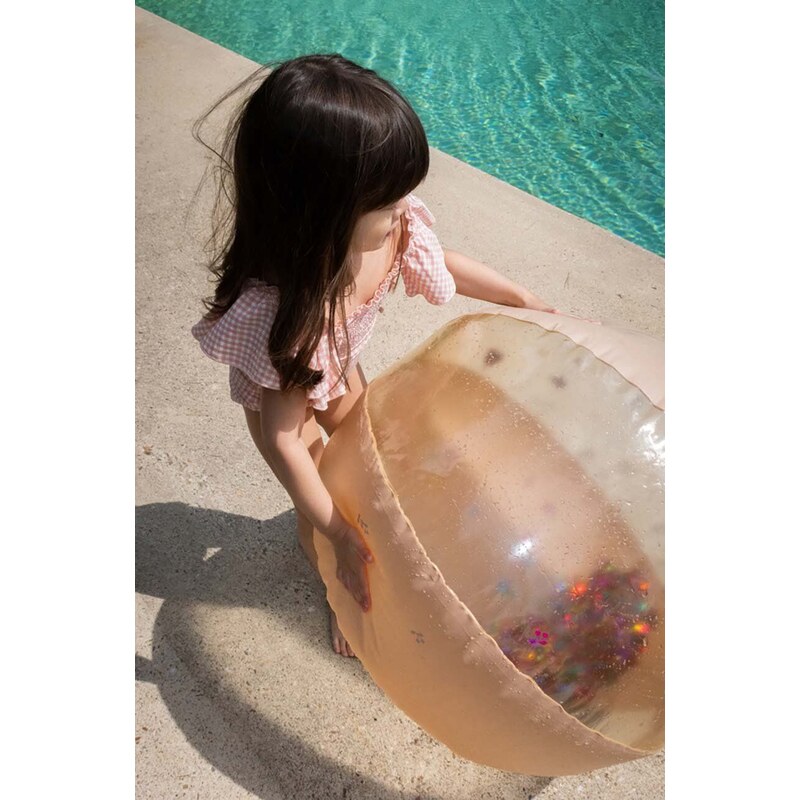 Dječji jednodijelni kupaći kostim Konges Sløjd boja: ružičasta