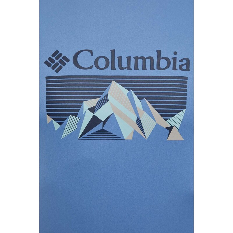 Sportska majica kratkih rukava Columbia Zero Rules boja: crna, s tiskom