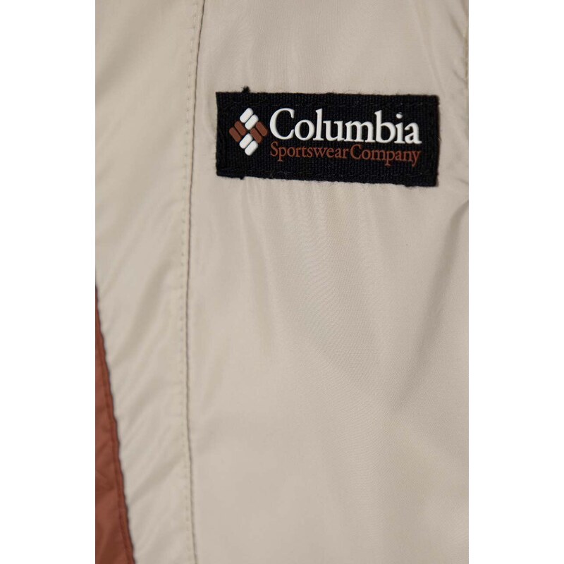Dječja jakna Columbia Back Bowl Hooded Wi boja: bež