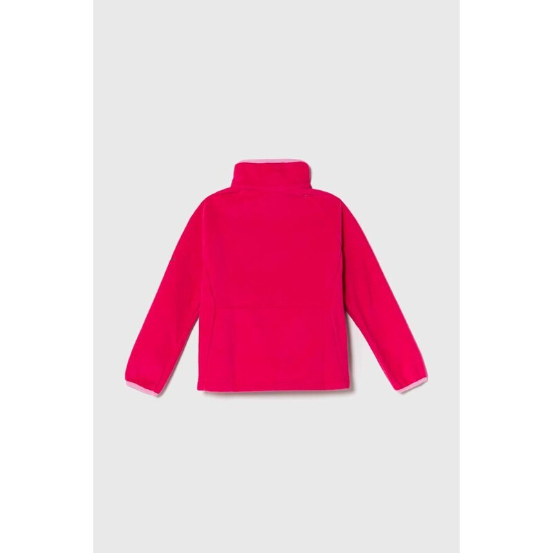 Dječja majica od flisa Columbia Fast Trek III Fleec boja: ružičasta, bez uzorka