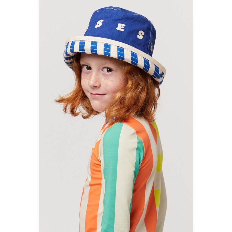 Pamučni dvostrani šešir za djecu Bobo Choses pamučni