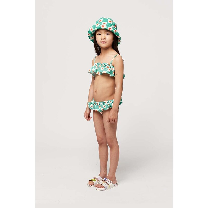 Dječji dvodijelni kupaći kostim Bobo Choses boja: zelena