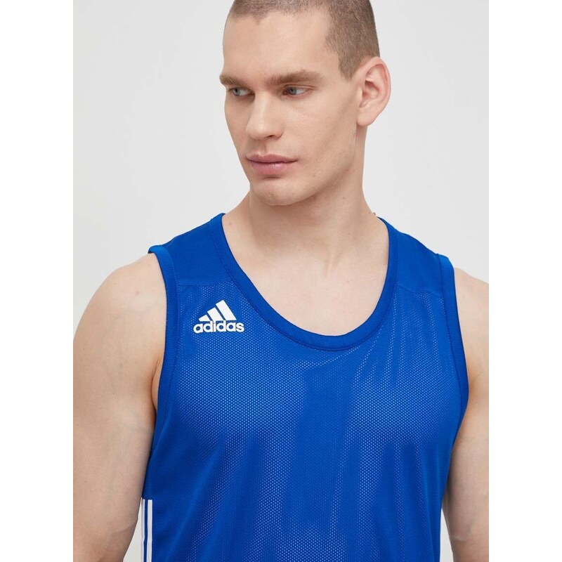 Majica kratkih rukava adidas Performance DY6593 za muškarce, boja: plava