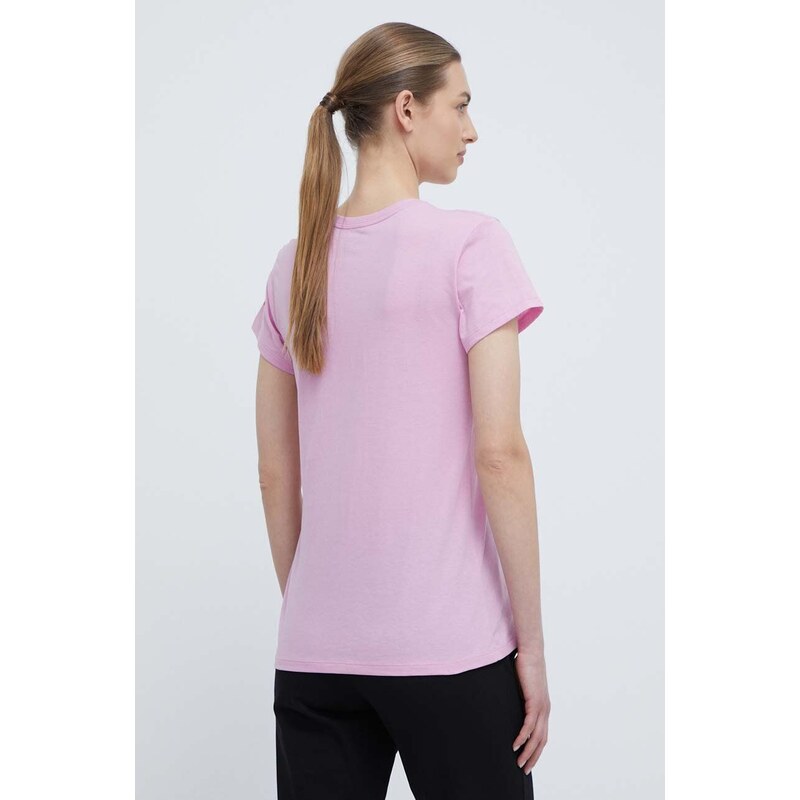 Majica kratkih rukava Columbia Trek za žene, boja: ružičasta