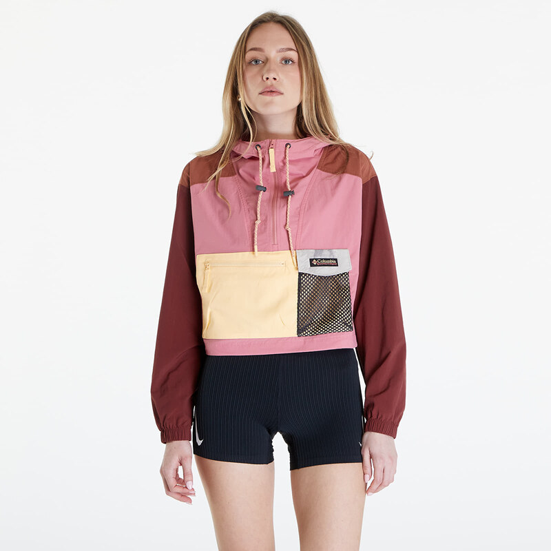 Columbia Painted Peak Cropped Wind Jacket Pink Agave/ Spice