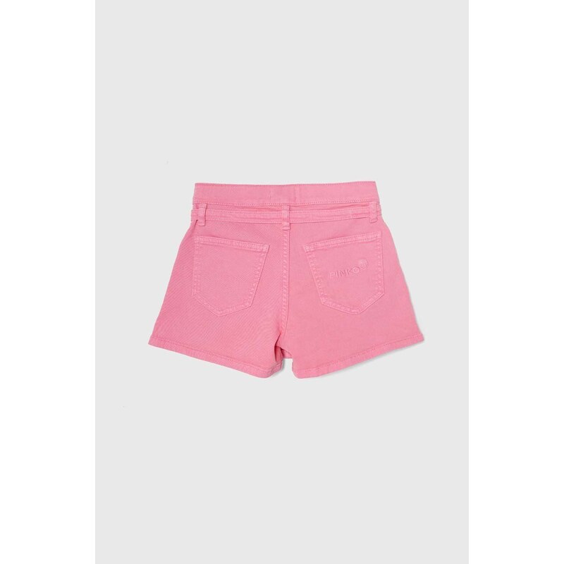 Dječja suknja-hlače Pinko Up boja: ružičasta, bez uzorka, prilagodljiv struk