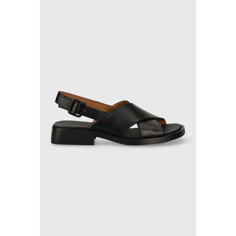 Kožne sandale Camper Dana za žene, boja: crna, K201600.002
