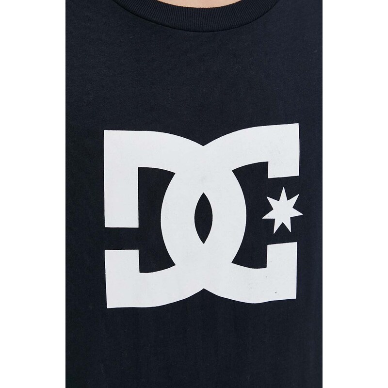 Pamučna majica DC Star za muškarce, boja: tamno plava, s tiskom, ADYZT05373