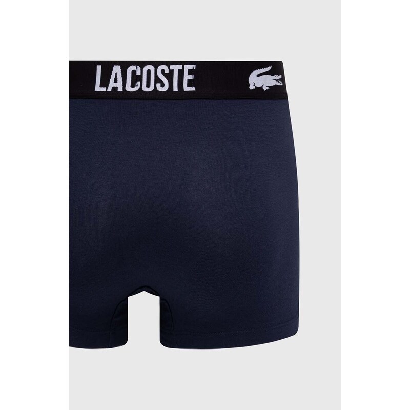 Bokserice Lacoste 3-pack za muškarce, boja: crna