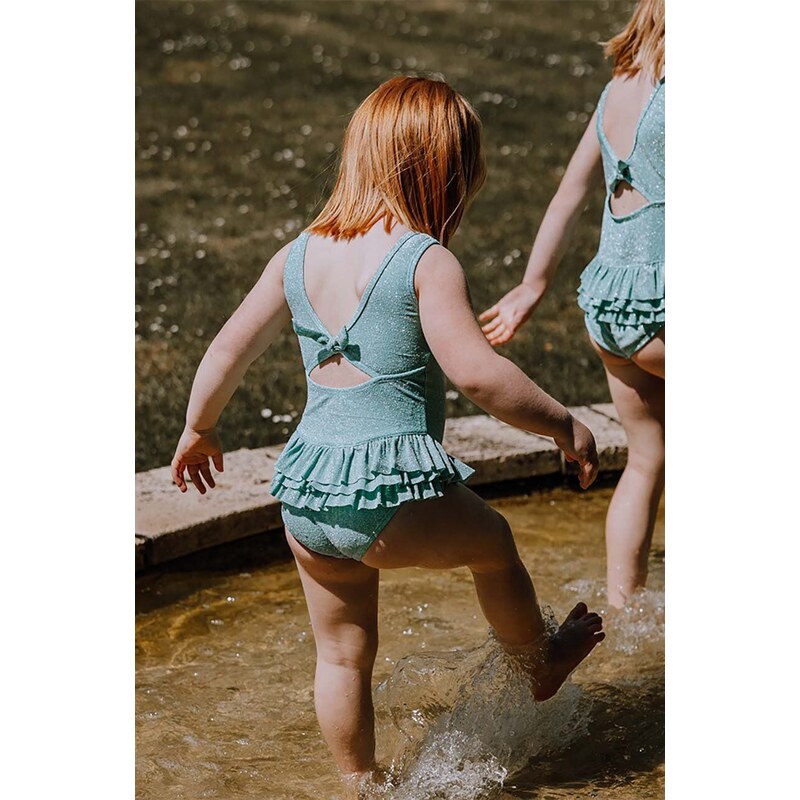 Dječji jednodijelni kupaći kostim That's mine Nicole boja: tirkizna