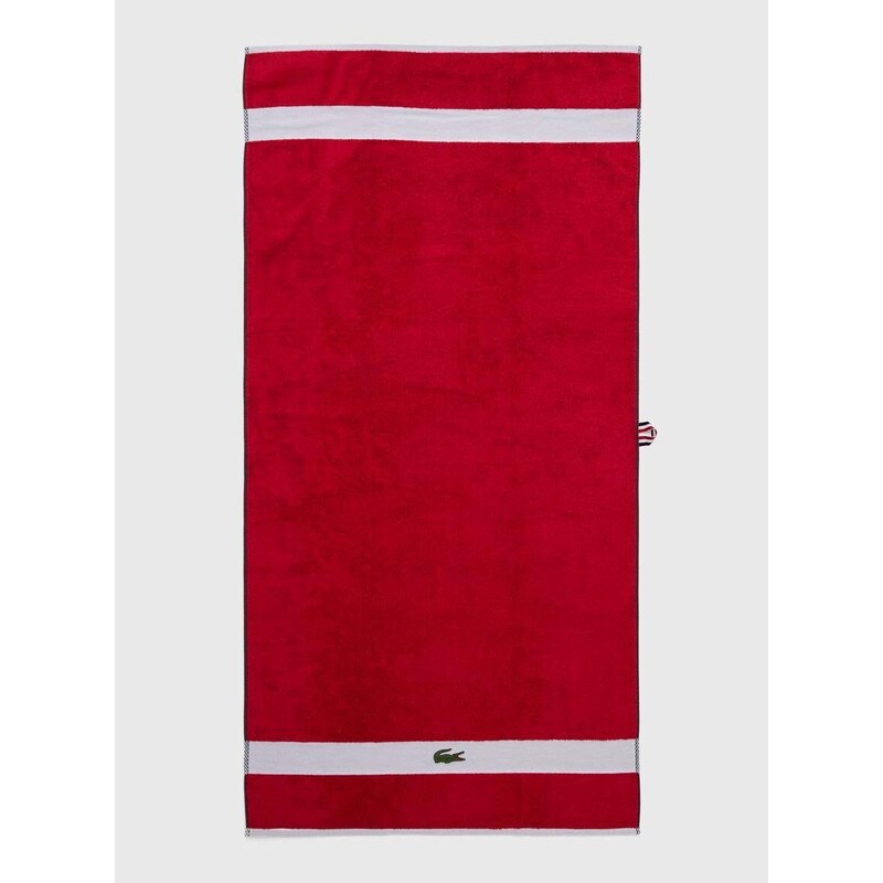 Pamučni ručnik Lacoste L Casual Rouge 70 x 140 cm