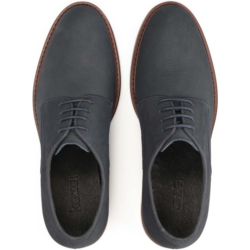 Kazar Cipele na vezanje tamno plava / smeđa