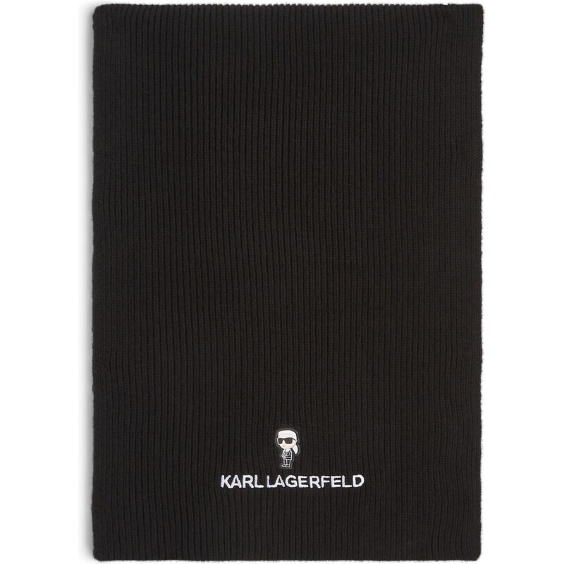 Karl Lagerfeld Šal nude / crna / bijela