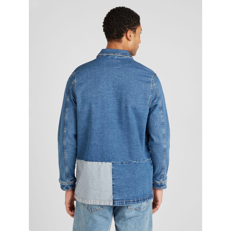 Denim Project Prijelazna jakna plavi traper / pastelno plava