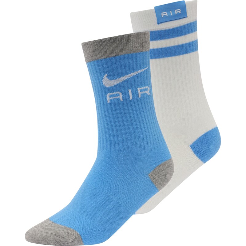 NIKE Sportske čarape 'Everyday Essentials' plava / siva melange / bijela