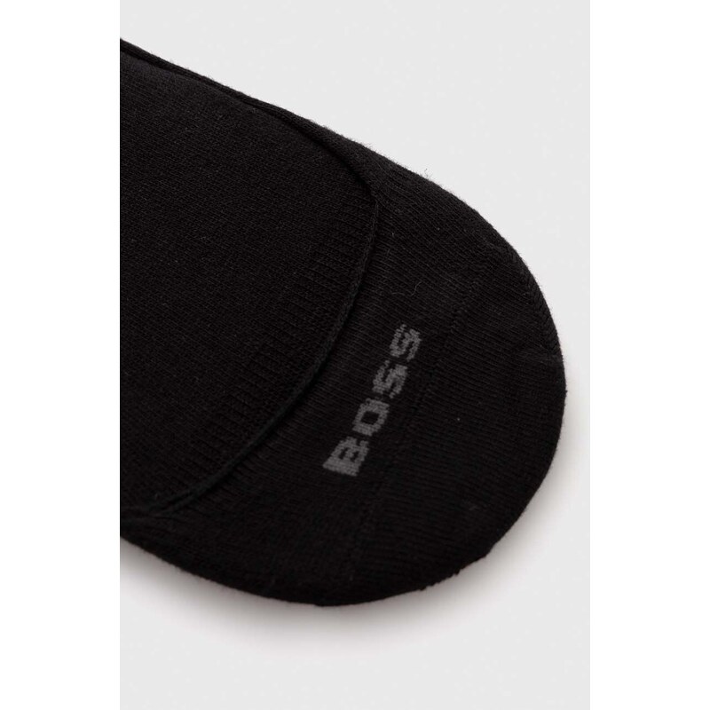 Čarape BOSS 2-pack za žene, boja: crna