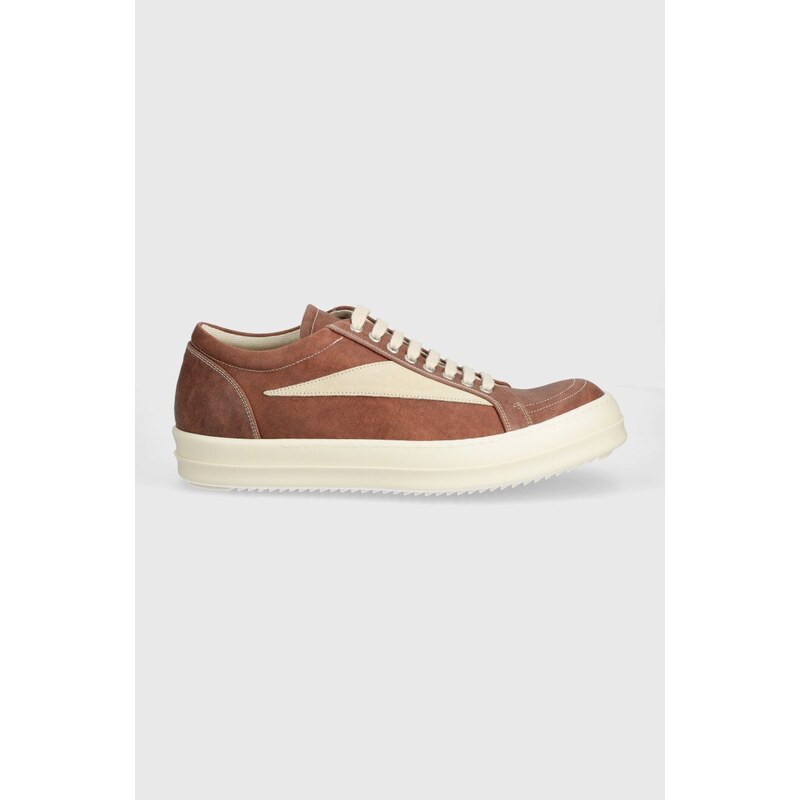 Tenisice Rick Owens Denim Shoes Vintage Sneaks za muškarce, boja: smeđa, DU01D1803.SCFLVS.5411
