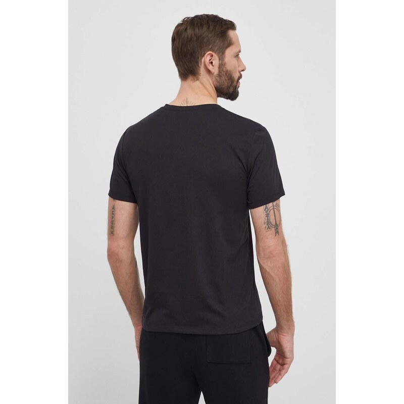 Majica kratkih rukava Peak Performance za muškarce, boja: crna, bez uzorka