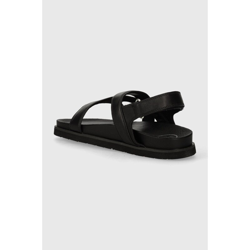 Kožne sandale Gant Mardale za žene, boja: crna, 28501595.G00