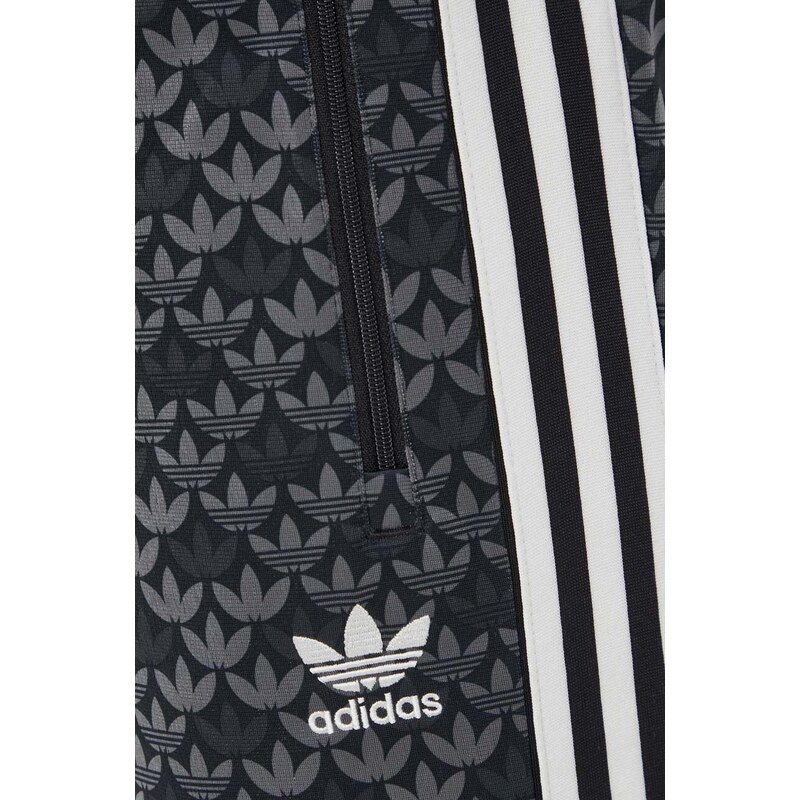 Donji dio trenirke adidas Originals boja: crna, s uzorkom, IS0220