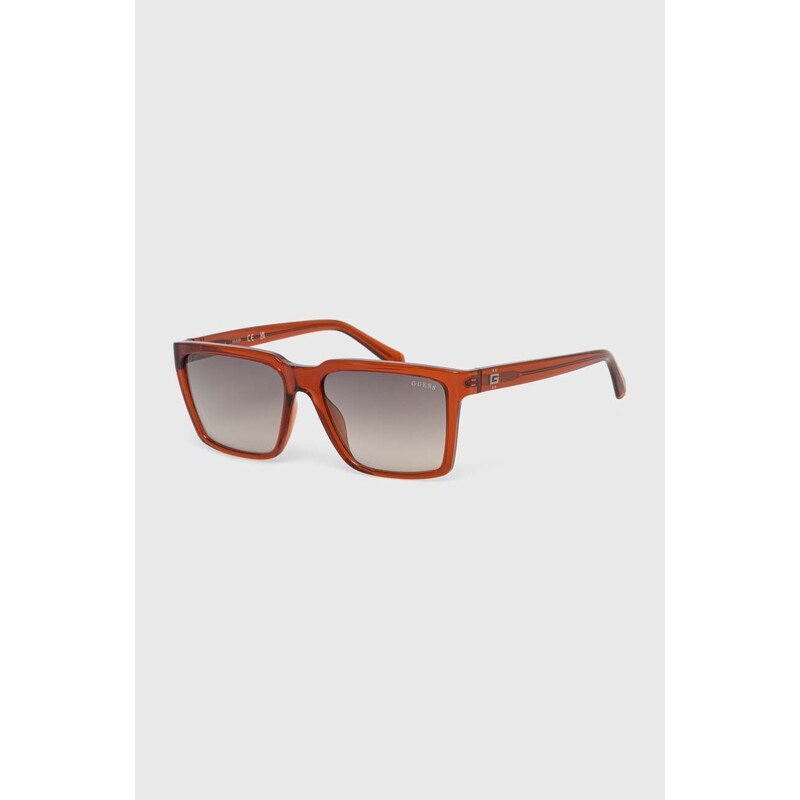 Sunčane naočale Guess za muškarce, boja: narančasta, GU00084_5850G