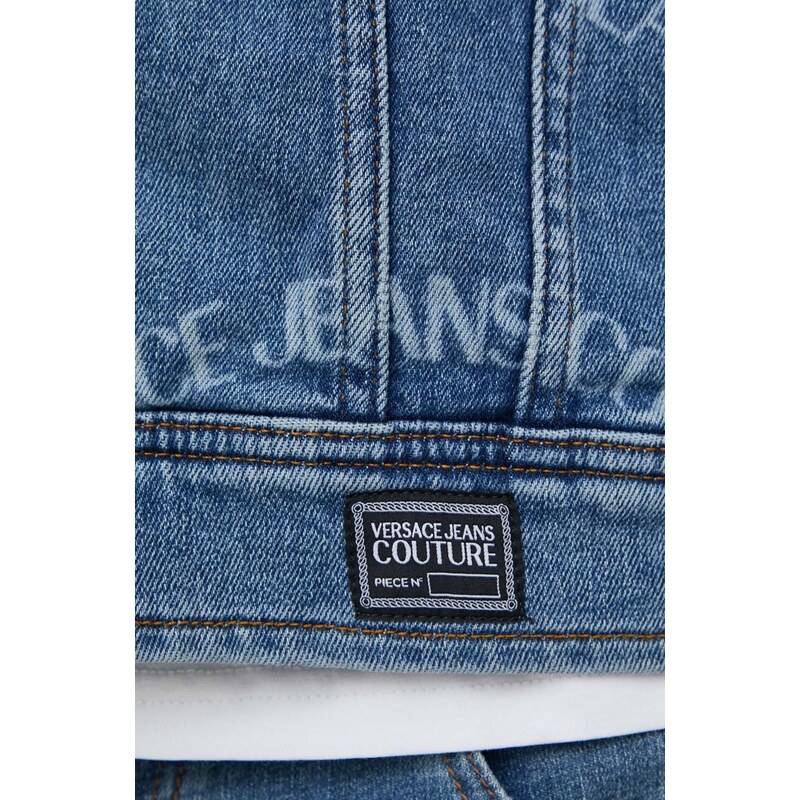 Traper jakna Versace Jeans Couture za muškarce, za prijelazno razdoblje, oversize, 76GAS400 DW009L29