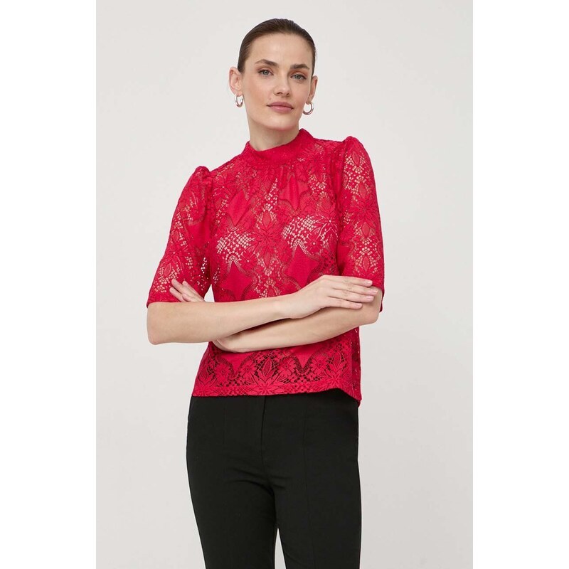 Bluza Morgan za žene, boja: crvena, bez uzorka