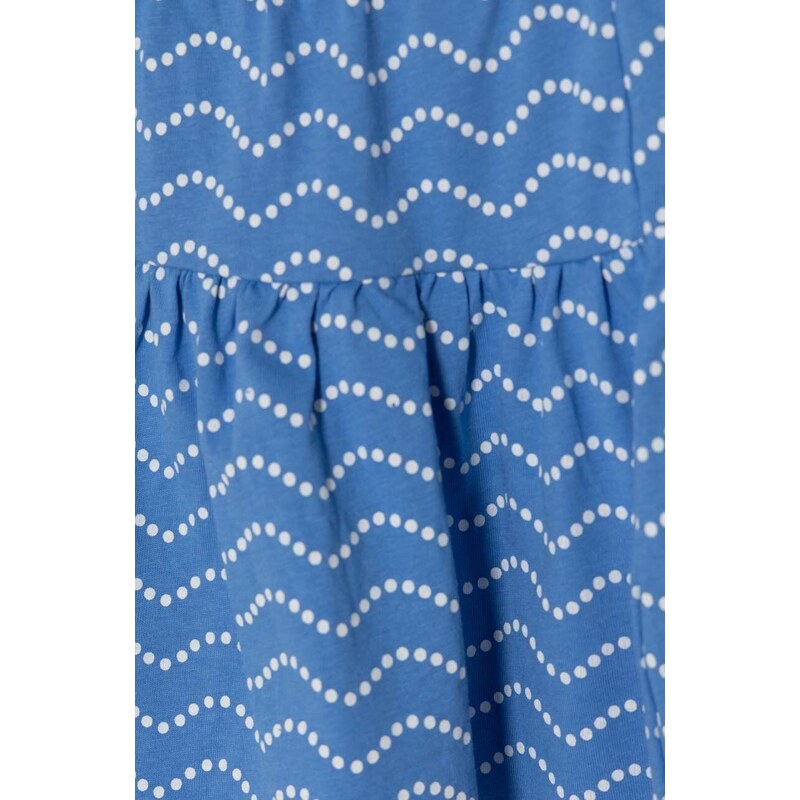 Dječje pamučna haljina zippy 2-pack mini, širi se prema dolje