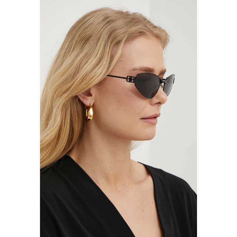Sunčane naočale Balenciaga za žene, boja: crna, BB0335S