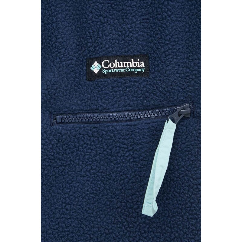 Sportska dukserica Columbia Helvetia boja: tamno plava, s uzorkom