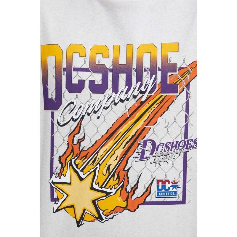 Pamučna majica DC Showtime za muškarce, boja: bež, s tiskom, ADYZT05344