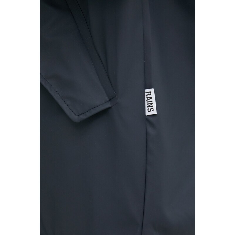 Jakna Rains 18010 Fishtail Jacket boja: tamno plava, za prijelazno razdoblje