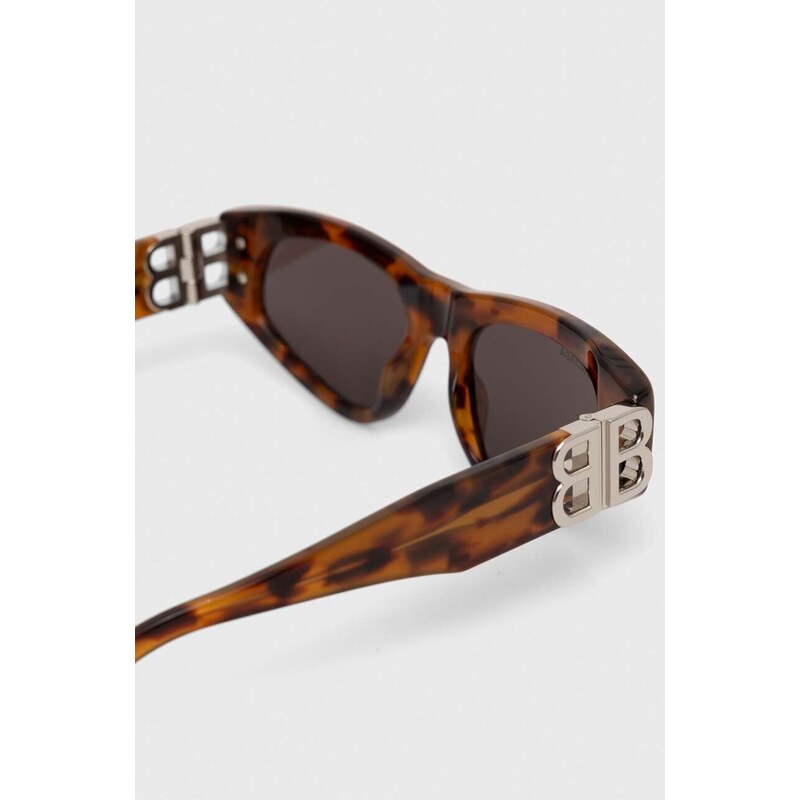 Sunčane naočale Balenciaga BB0095S za žene, boja: smeđa
