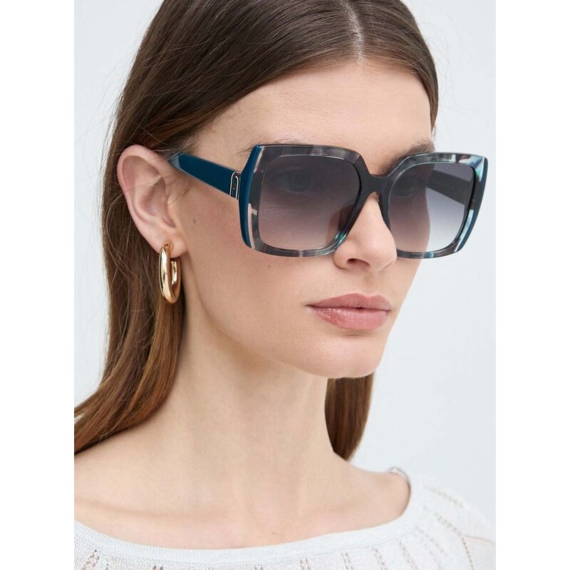 Sunčane naočale Furla za žene, boja: tirkizna, SFU707_560VBG
