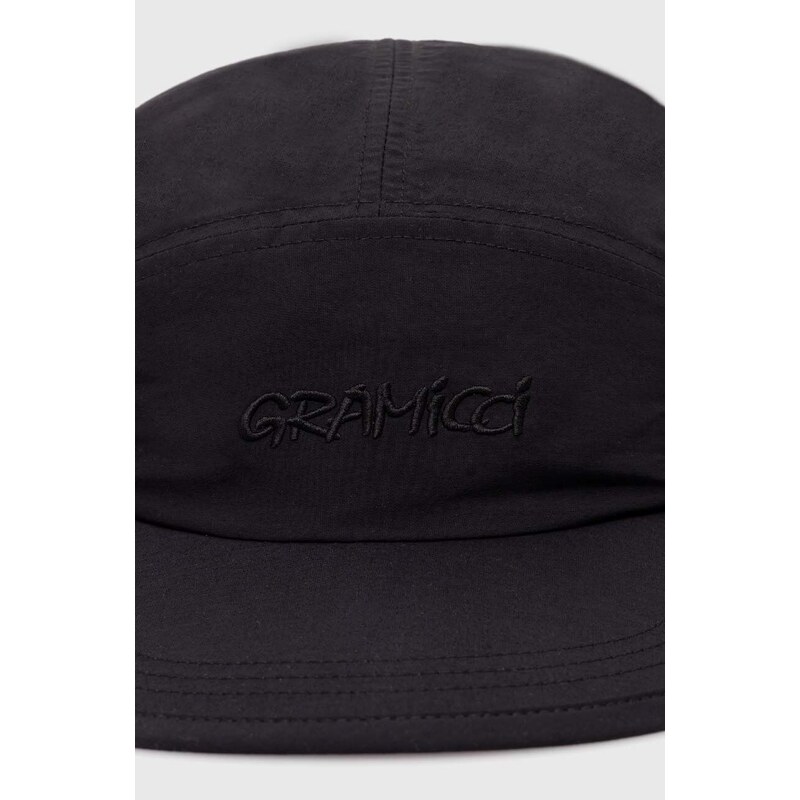 Kapa sa šiltom Gramicci Nylon Cap boja: crna, s aplikacijom, G4SA.016