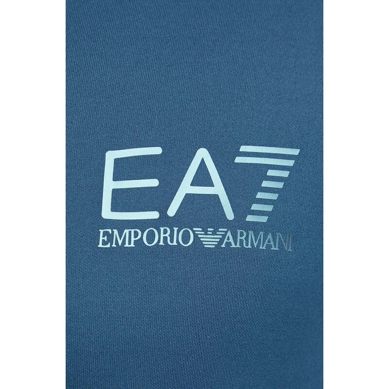 Dukserica EA7 Emporio Armani za muškarce, s kapuljačom, bez uzorka