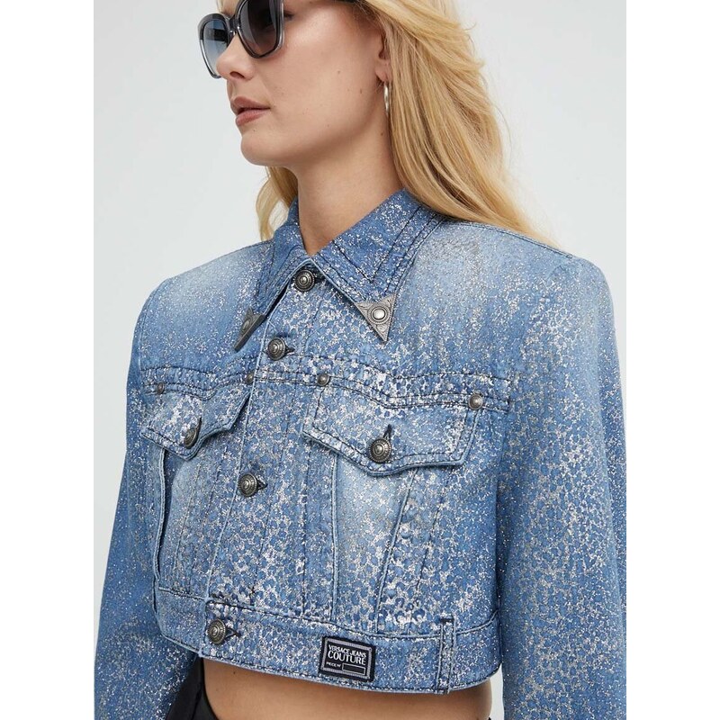 Traper jakna Versace Jeans Couture za žene, za prijelazno razdoblje, 76HAS458 DS013M30