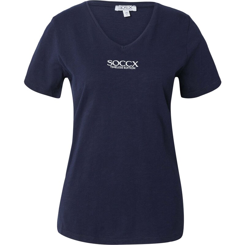 Soccx Majica morsko plava / bijela