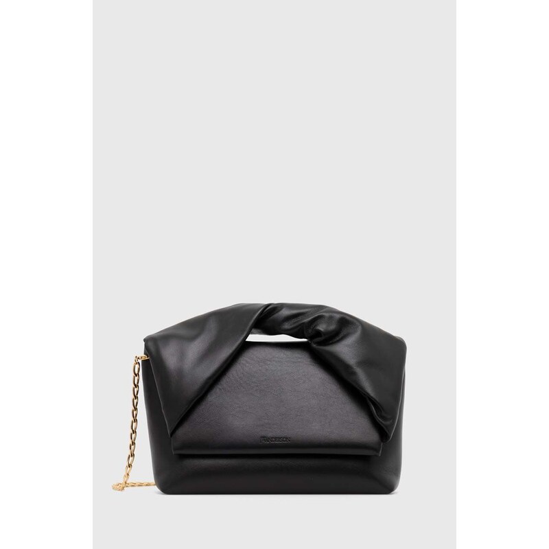Kožna torba JW Anderson Large Twister Bag boja: crna, HB0538.LA0315.999