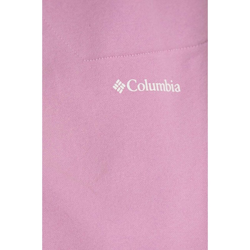 Dječji donji dio trenirke Columbia Columbia Trek II Jo boja: ružičasta, s tiskom