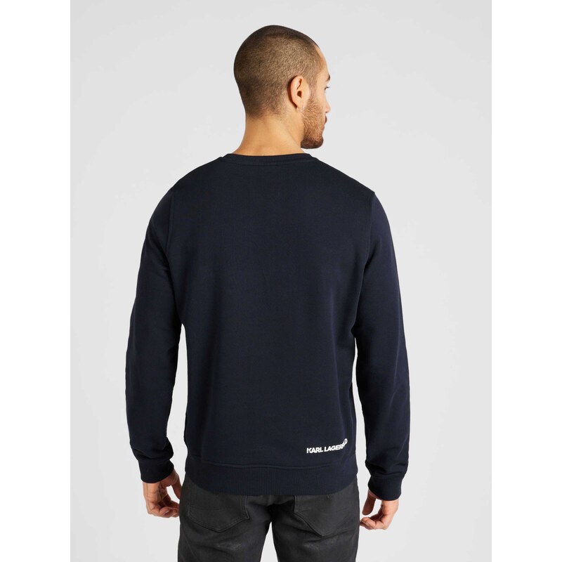 Karl Lagerfeld Sweater majica mornarsko plava / bijela
