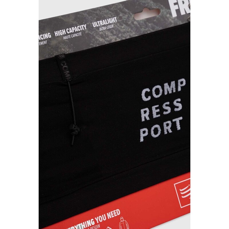 Pojas za trčanje Compressport Free Belt Pro boja: crna, CU00011B