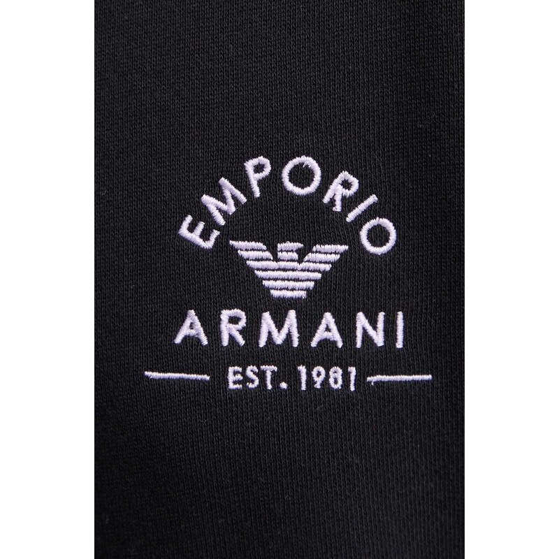 Homewear dukserica Emporio Armani Underwear boja: crna, 164843 4R276